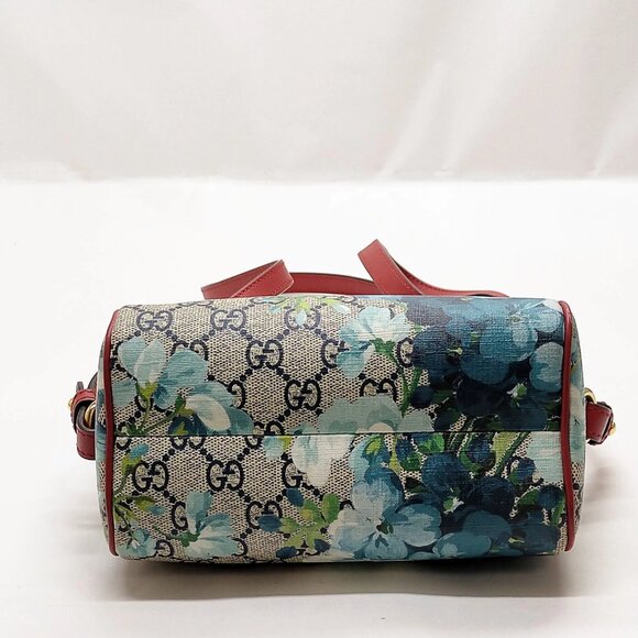 Authentic Gucci Navy Blue PVC Hand Bag mn780-121325 - Picture 8 of 16